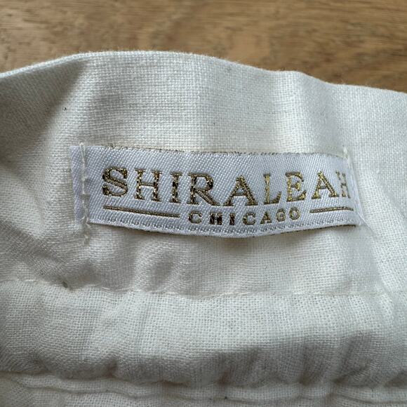 Shiraleah Chicago Cotton Drawstring Pom-Pom Shoe Bag The Perfect Pair - Picture 4 of 8